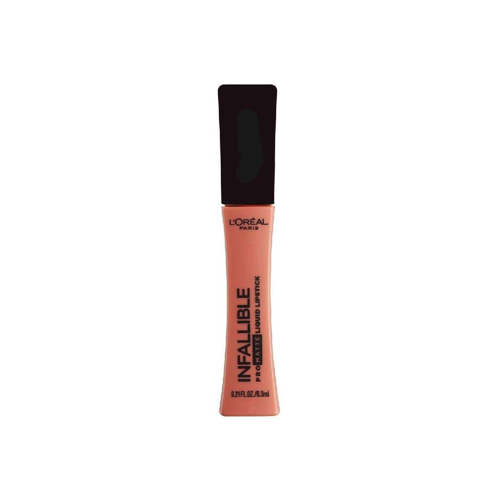 L’Oréal Paris Makeup Matte Lipstick, Infallible Pro-Matte Liquid Lipstick, Long Lasting Lightweight High Impact Color, Up to 16 Hours of Wear, Nudist, 0.2 fl.oz - Image 1