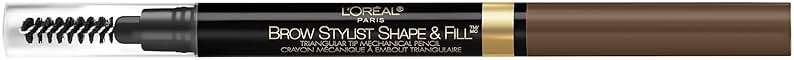 L'Oreal Paris Brow Stylist Shape & Fill Mechanical Eye Brow Makeup Pencil, Brunette, 0.008 oz. - Image 4