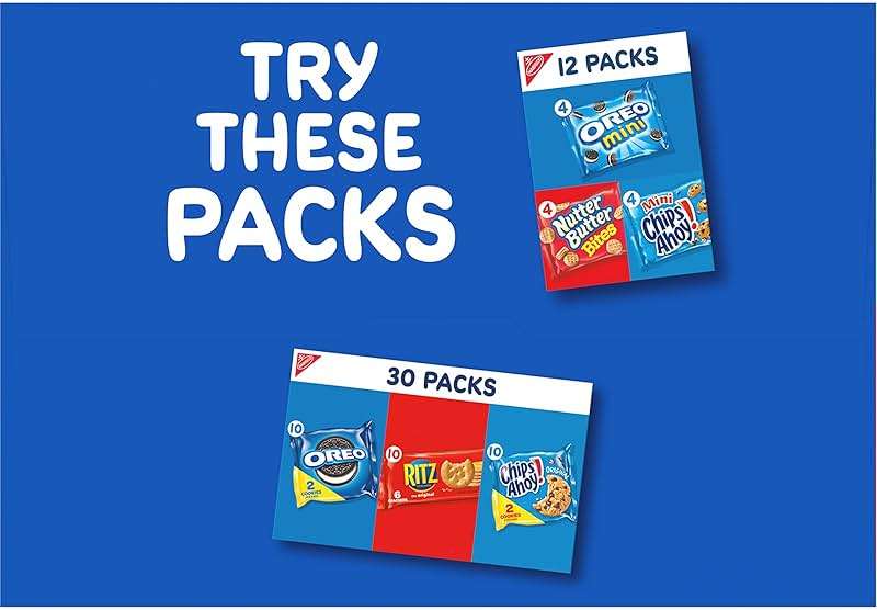 Nabisco Team Favorites Variety Pack, Oreo Mini, Chips Ahoy! Mini, Teddy Grahams Honey & Barnum'S Animal Crackers, 30 Snack Packs - Image 16