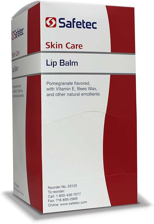 Safetec Lip Balm.5 g. Pouch 144 ct. Box (12 Boxes/case) - Image 2