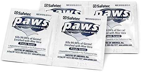 Safetec Paws Hand Wipes, 100 ct. (Individuals) Box (10 Boxes/case) - Image 5