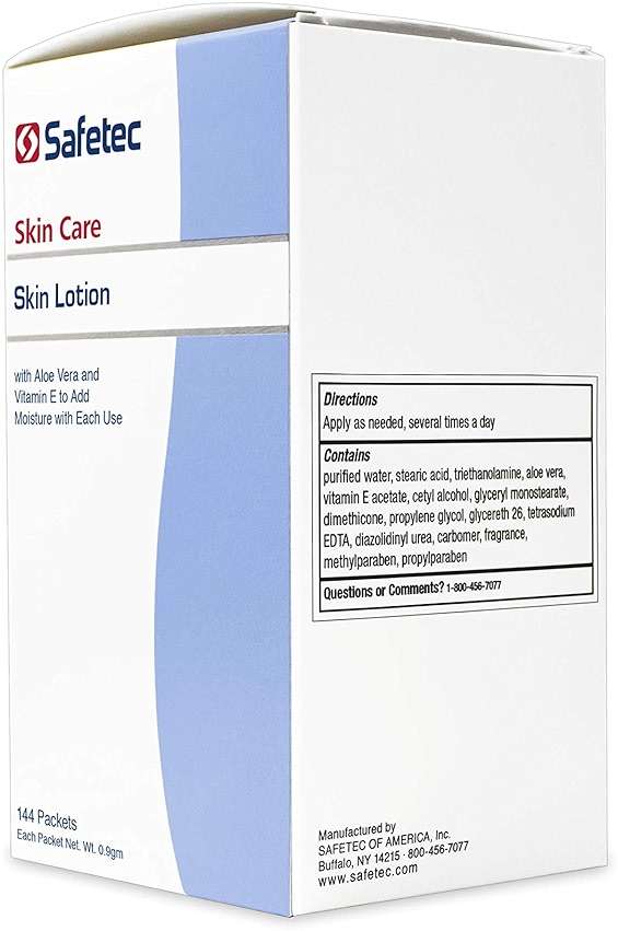 Safetec Skin Lotion.9 g. Pouches 144 ct. Box (12 Boxes/case) - Image 7