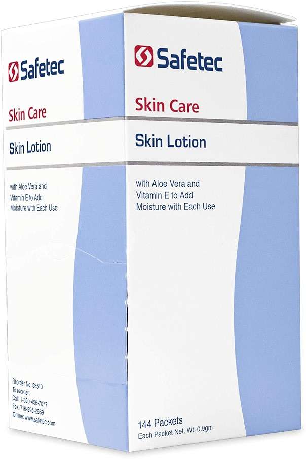 Safetec Skin Lotion.9 g. Pouches 144 ct. Box (12 Boxes/case) - Image 8