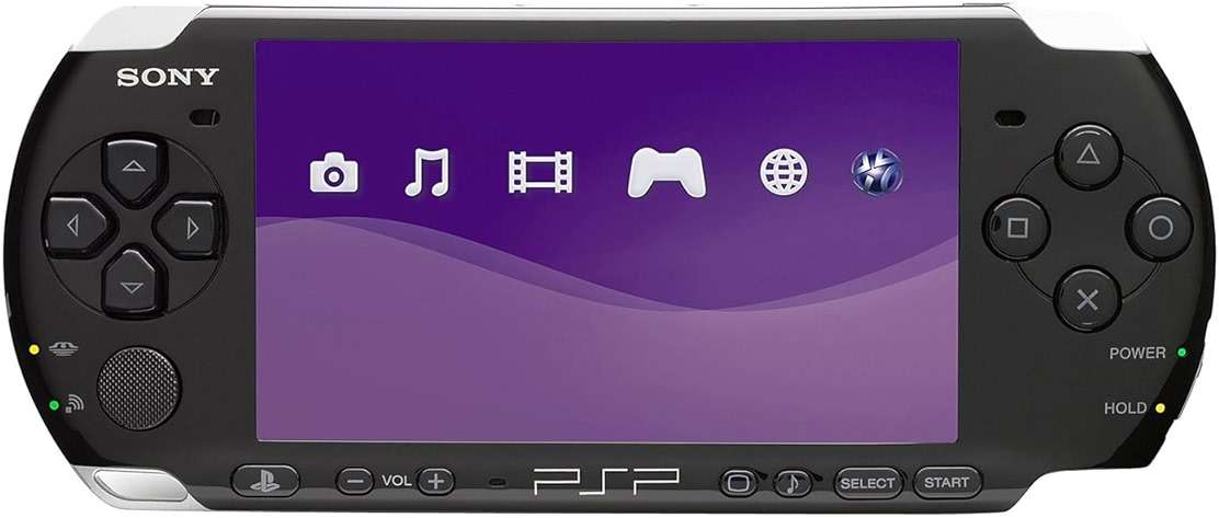 Sony Playstation Portable PSP 3000 Series Handheld Gaming Console System (Black) (Renewed) - Image 1