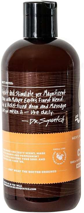 Dr. Squatch Cool Citrus Conditioner for Men – Daily Hair Conditioner – Stimulates, Hydrates, Soothes Scalp – Naturally Sourced with Organic Peppermint, Calendula, Clary Sage - Image 5