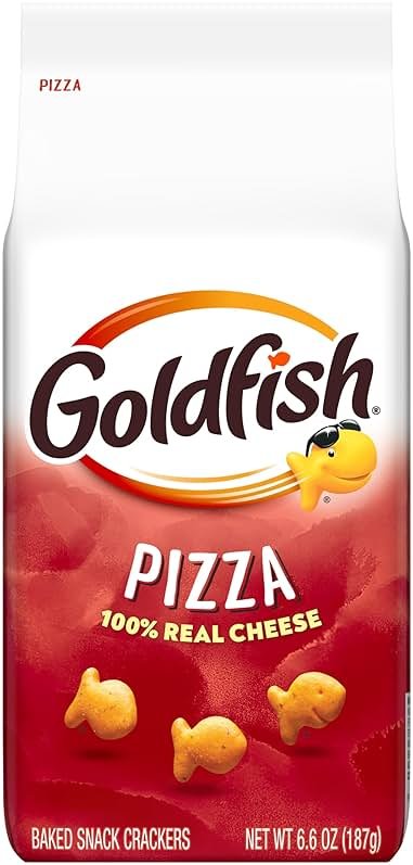 Goldfish Pizza Cheese Crackers, 6.6 Oz Bag - Product Image