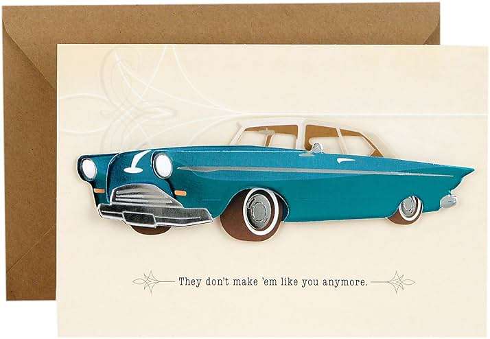 Hallmark Signature Father's Day Card (Vintage Classic Car, Don't Make 'Em Like You Anymore), (599FFW9632) - Image 1