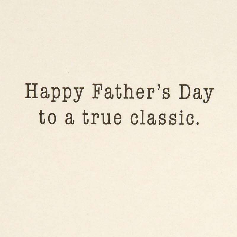 Hallmark Signature Father's Day Card (Vintage Classic Car, Don't Make 'Em Like You Anymore), (599FFW9632) - Image 4