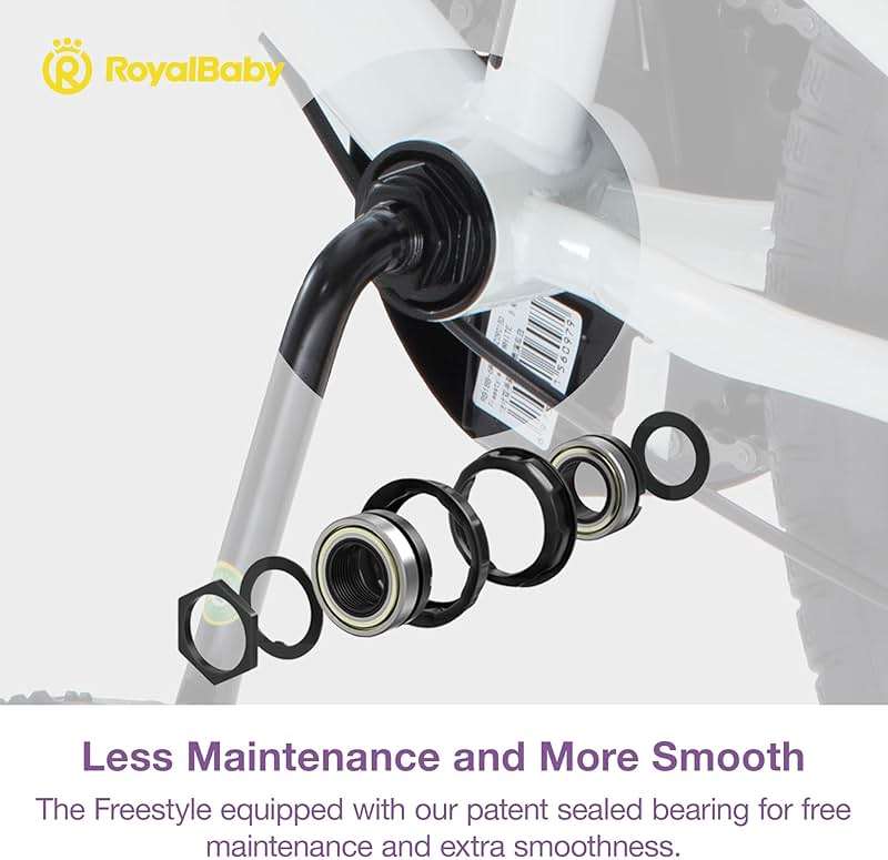 RoyalBaby Kids Bike with Dual Handbrake for Beginners,12 14 16 18 20 Inch Bicycle for Boys & Girls Ages 3-10 Years - Image 5