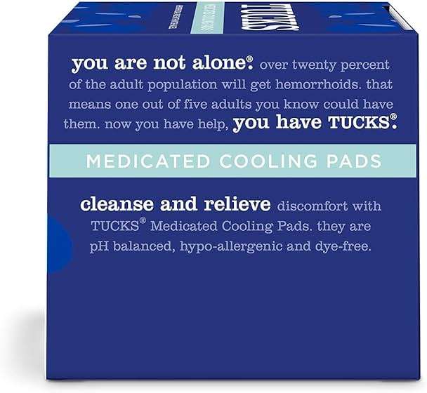 TUCKS Medicated Cooling Pads, 100 Count – Hemorrhoid Pads with Witch Hazel, Cleanses Sensitive Areas, Protects from Irritation, Hemorrhoid Treatment, Medicated Pads Used by Hospitals - Image 12