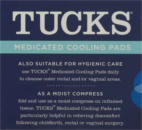 TUCKS Medicated Cooling Pads, 100 Count – Hemorrhoid Pads with Witch Hazel, Cleanses Sensitive Areas, Protects from Irritation, Hemorrhoid Treatment, Medicated Pads Used by Hospitals - Image 14