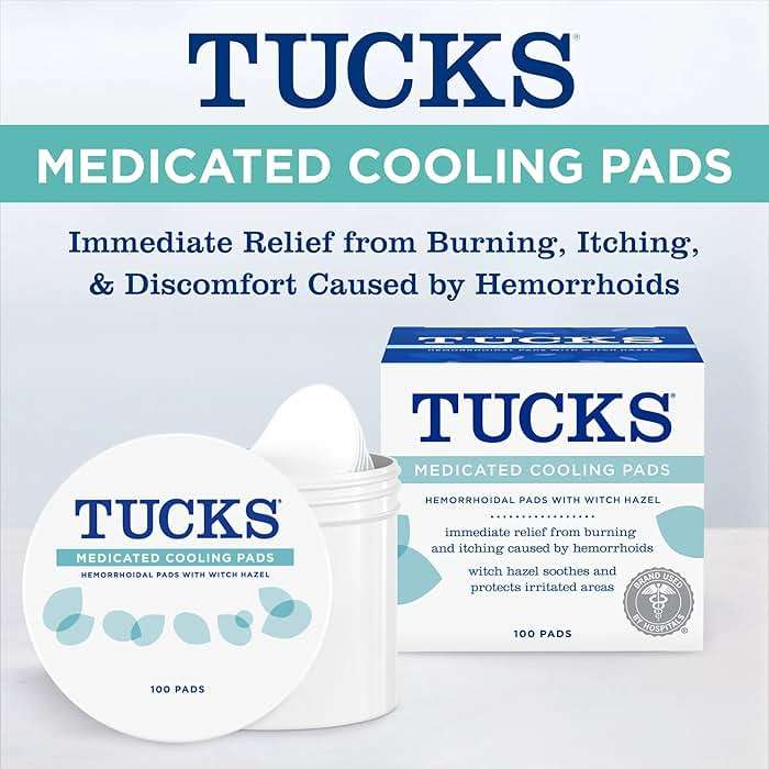TUCKS Medicated Cooling Pads, 100 Count – Hemorrhoid Pads with Witch Hazel, Cleanses Sensitive Areas, Protects from Irritation, Hemorrhoid Treatment, Medicated Pads Used by Hospitals - Image 4