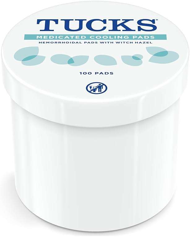 TUCKS Medicated Cooling Pads, 100 Count – Hemorrhoid Pads with Witch Hazel, Cleanses Sensitive Areas, Protects from Irritation, Hemorrhoid Treatment, Medicated Pads Used by Hospitals - Image 6