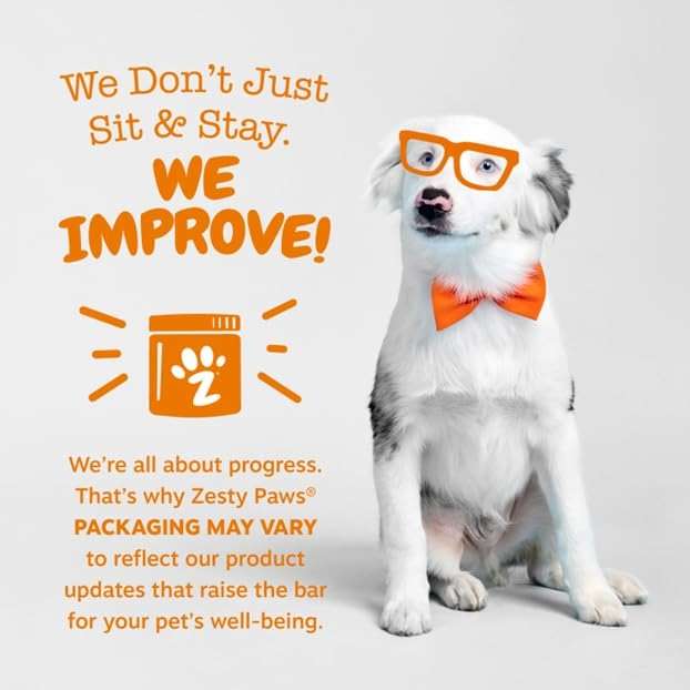 Zesty Paws Dog Multivitamin, Chewable Dog Vitamins and Supplements for Hip & Joints, Skin & Coat, Omega 3 Fish Oil for Dogs- Senior & Puppy Multivitamin- Chicken- 90ct - Image 7