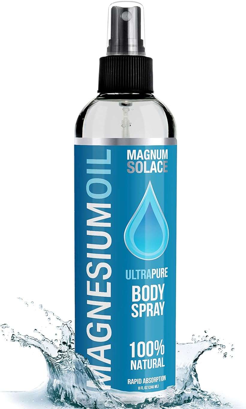 Pure Magnesium Oil Spray - 100% Natural Magnesium Spray, 8 oz - Image 1