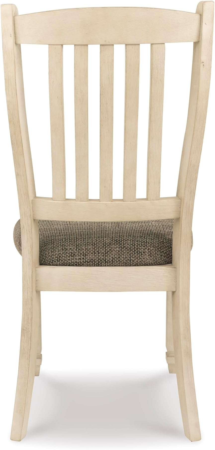 Signature Design by Ashley Bolanburg Dining Chairs Set of 2, Slat Back Cottage Side Chairs, Durable Wood Frame with Cushioned Seat, Ideal for Farmhouse Kitchens, Antiqued White - Image 9
