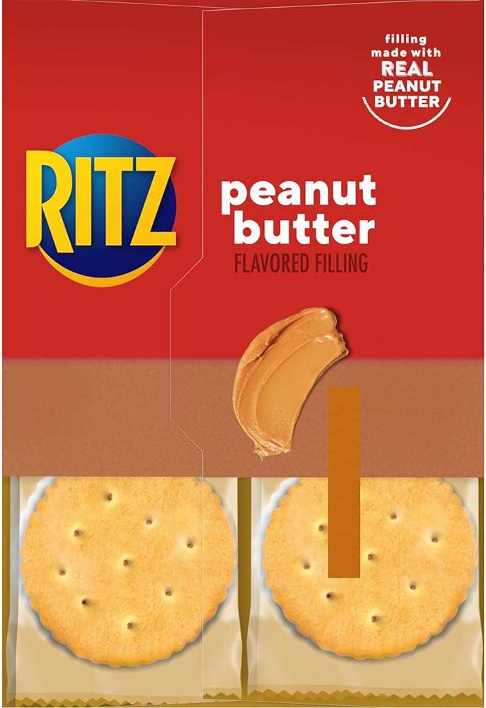 RITZ Peanut Butter Sandwich Crackers, 96 Snack Packs (6 Boxes, 6 Crackers Per Pack) - Image 17