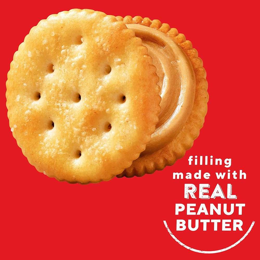 RITZ Peanut Butter Sandwich Crackers, 96 Snack Packs (6 Boxes, 6 Crackers Per Pack) - Image 7