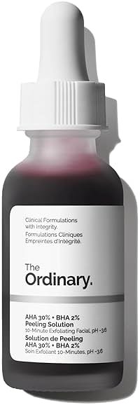 The Ordinary AHA 30% + BHA 2% Peeling Solution, Advanced Exfoliating Peel for Brighter Skin - Product Image