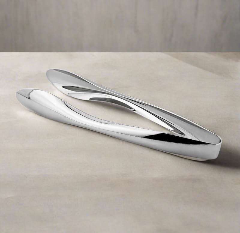 CUISINOX Polished stainless steel serving tongs,6 Inch -Durable Kitchen & Buffet tool - Image 2