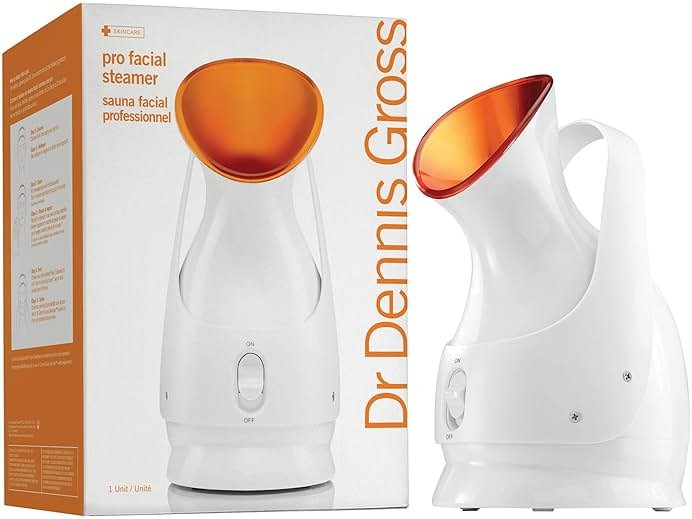 Dr. Dennis Gross Pro Facial Steamer for Facial Deep Cleaning: Infuse Skin with Hydration, Clarify Complexion, and Detox Skin - Product Image