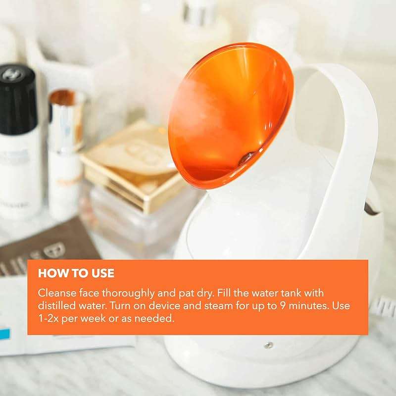 Dr. Dennis Gross Pro Facial Steamer for Facial Deep Cleaning: Infuse Skin with Hydration, Clarify Complexion, and Detox Skin - Image 5