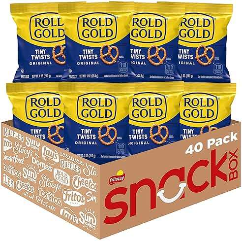 Rold Gold Tiny Twists Pretzels, 1 Ounce (Pack of 40) - Image 1