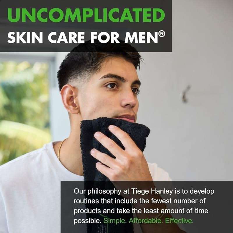 Tiege Hanley Skin Care Set for Men, Essential Routine, System Level 1, Daily Face Wash, Facial Scrub, Moisturizer With SPF, and Night Cream for Healthy, Hydrated Skin, Men’s Skin Care, 4 Piece Kit - Image 6