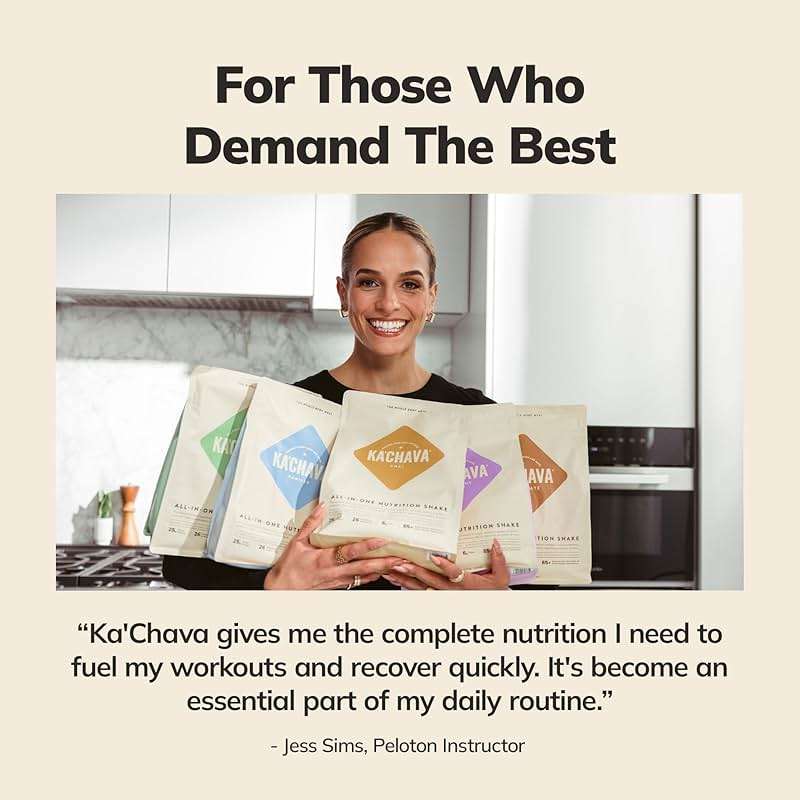 Ka’Chava Whole Body Meal Shake Chocolate 2 lb – Vegan Protein Powder with 85+ Superfoods & Greens – Plant-Based Meal Replacement with Probiotics & Digestive Enzymes – Gluten & Dairy Free (15 Servings) - Image 6