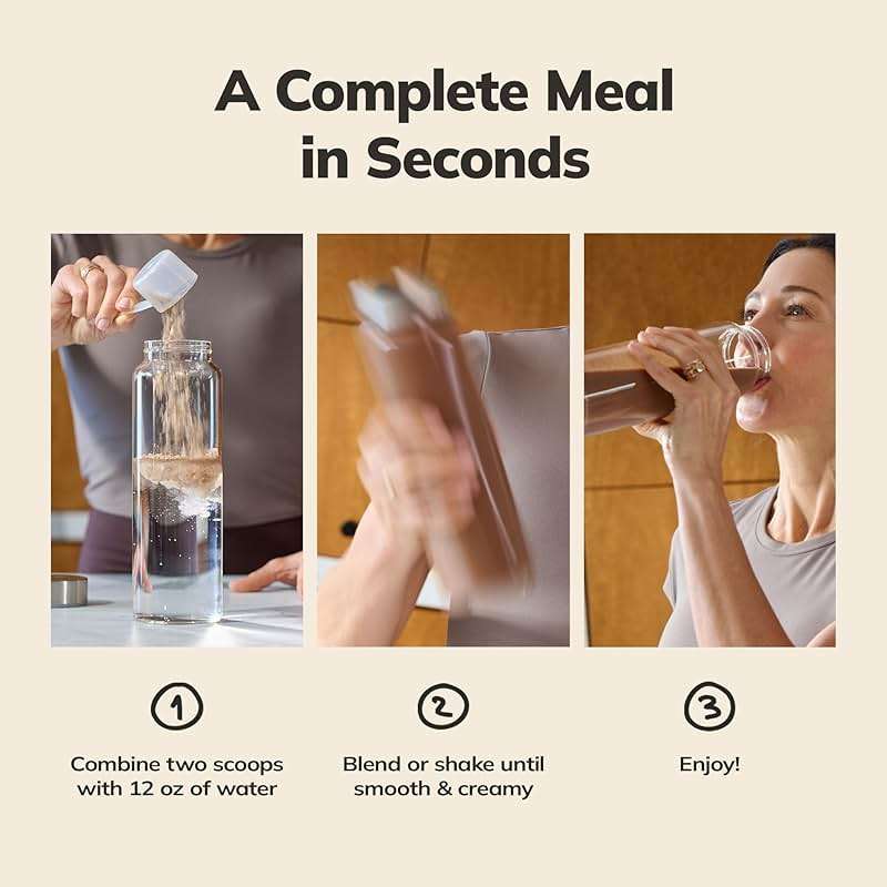 Ka’Chava Whole Body Meal Shake Chocolate 2 lb – Vegan Protein Powder with 85+ Superfoods & Greens – Plant-Based Meal Replacement with Probiotics & Digestive Enzymes – Gluten & Dairy Free (15 Servings) - Image 7