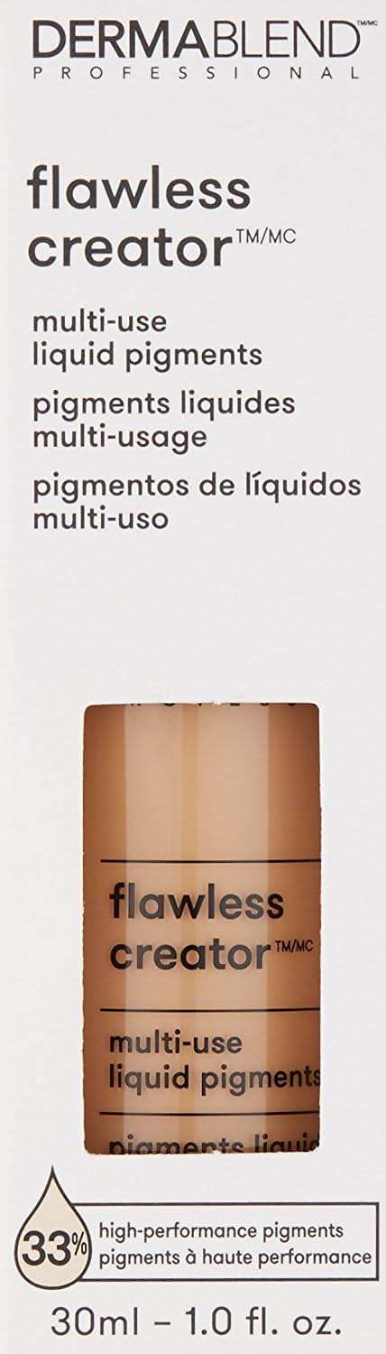 Dermablend Flawless Creator Multi-Use Liquid Foundation Makeup, Full Coverage Lightweight Buildable Foundation, Natural Finish, 1 Fl oz. - Image 7
