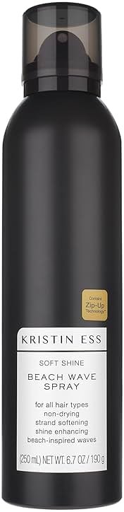 Kristin Ess Hair Soft Shine Beach Wave Hair Spray for Soft Texture + Shine, Non-Drying, Wavy Hair Styling Product, 6.7 oz - Product Image