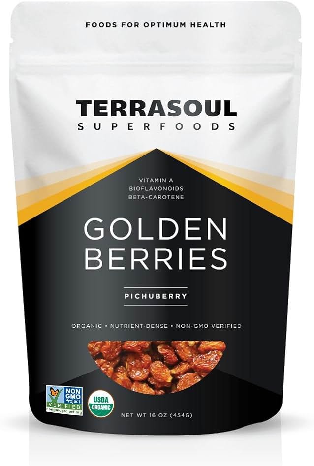 Terrasoul Superfoods Organic Golden Berries, 16 ounces - Product Image