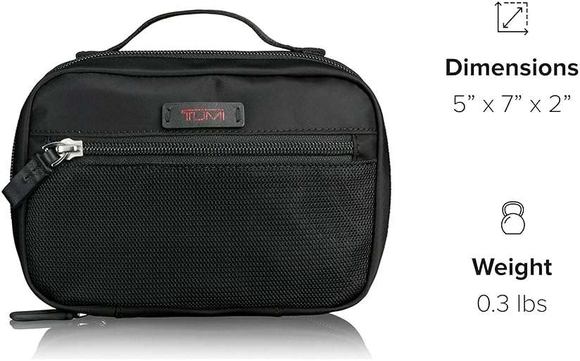 TUMI Women's Accessory Pouch Small, Black, One Size - Image 8