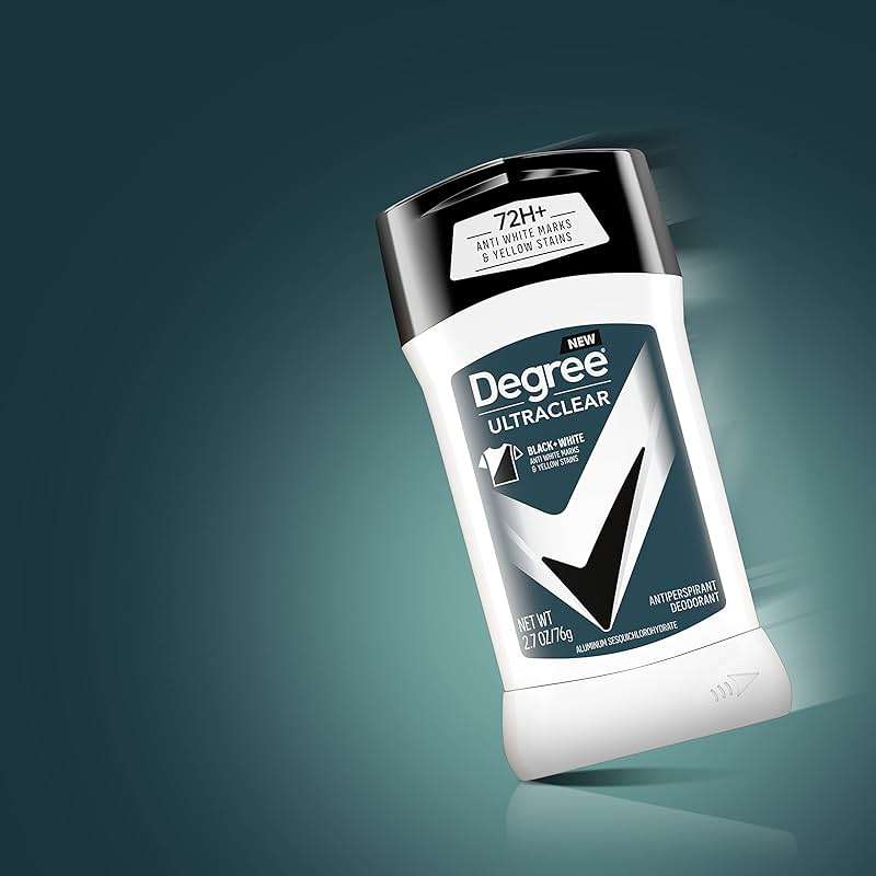 Degree Men UltraClear Antiperspirant Deodorant Black + White 72-Hour Sweat & Odor Protection Antiperspirant For Men With MotionSense Technology 2.7 Ounce (Pack of 4) - Image 15