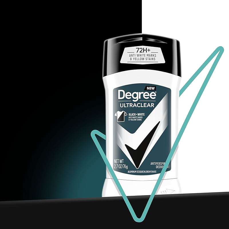 Degree Men UltraClear Antiperspirant Deodorant Black + White 72-Hour Sweat & Odor Protection Antiperspirant For Men With MotionSense Technology 2.7 Ounce (Pack of 4) - Image 16