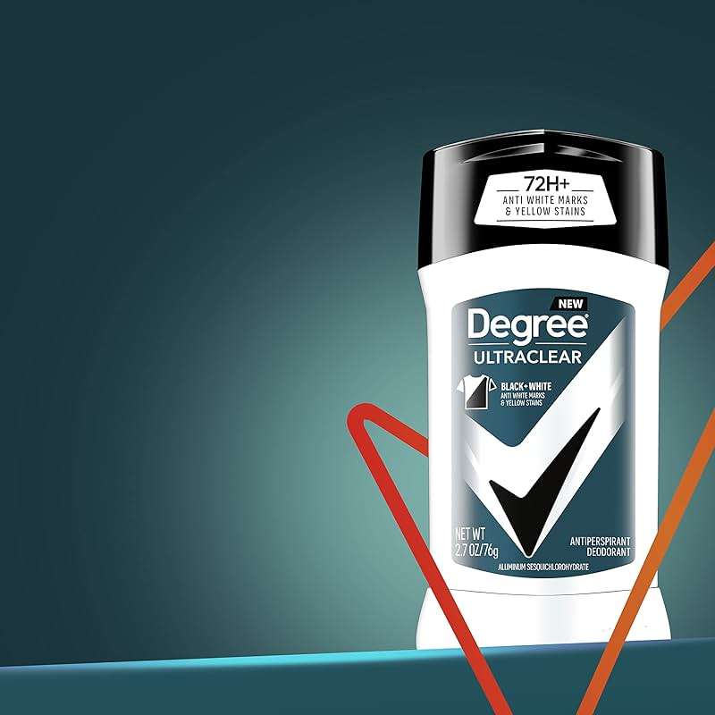 Degree Men UltraClear Antiperspirant Deodorant Black + White 72-Hour Sweat & Odor Protection Antiperspirant For Men With MotionSense Technology 2.7 Ounce (Pack of 4) - Image 17