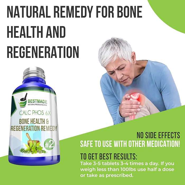Bestmade Natural Products Calc Phos 6X, Homeopathic Cell Salt Remedy for Bone Health & Regeneration - Helps with Growth Problems, Broken Bones, Calcium Deficiency & Coldness, 350 Pellets - Image 2
