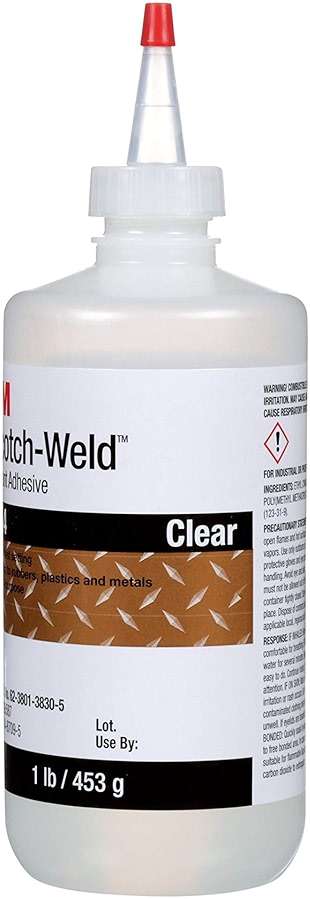 3M Scotch-Weld Instant Adhesive CA4, Clear, 1 Pound, 1 Bottle/Case, Strong, Fast-Acting Glue - Image 4