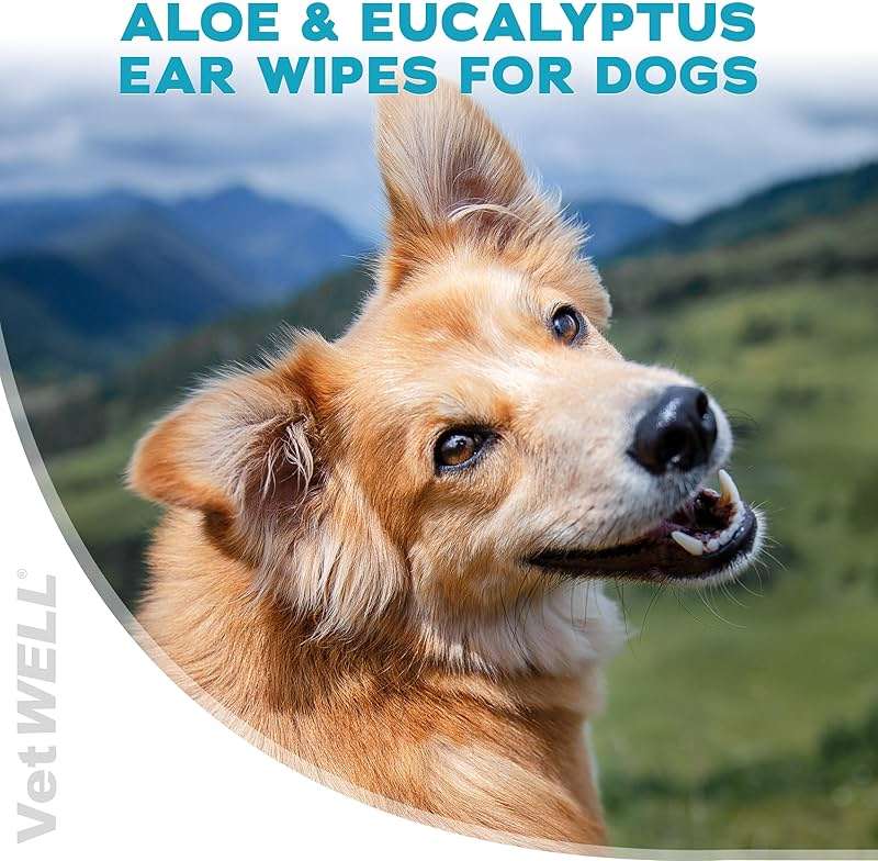 EarWELL by VetWELL Dog Ear Wipes - Otic Cleaning Wipes for Infections and Controlling Ear Odor in Pets - 100 Count - Image 2