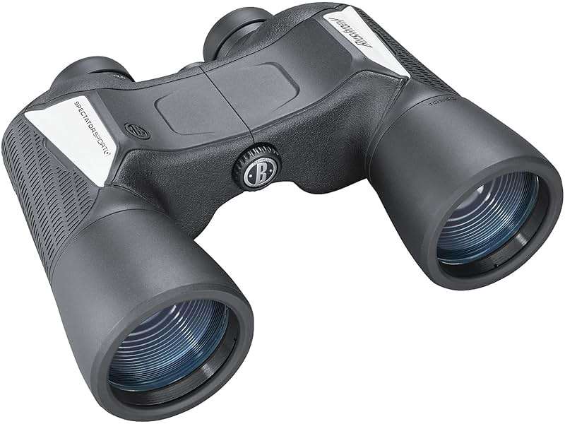 Bushnell Spectator Sport Binoculars – 12x50 Compact Waterproof Binoculars with PermaFocus Technology, Multi-Coated Optics for Football, Golf, Baseball & Tennis - Image 1