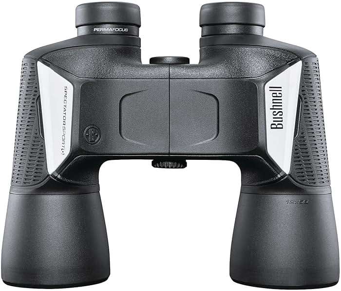 Bushnell Spectator Sport Binoculars – 12x50 Compact Waterproof Binoculars with PermaFocus Technology, Multi-Coated Optics for Football, Golf, Baseball & Tennis - Image 4