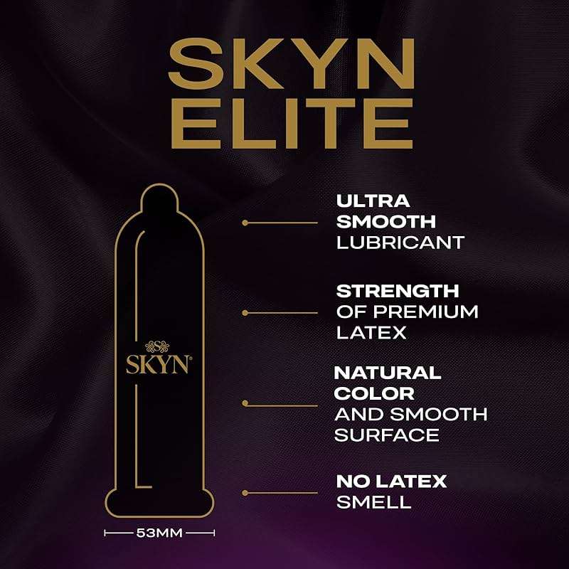 SKYN Elite – 36 Count – Ultra-Thin, Lubricated Latex-Free Condoms - Image 3