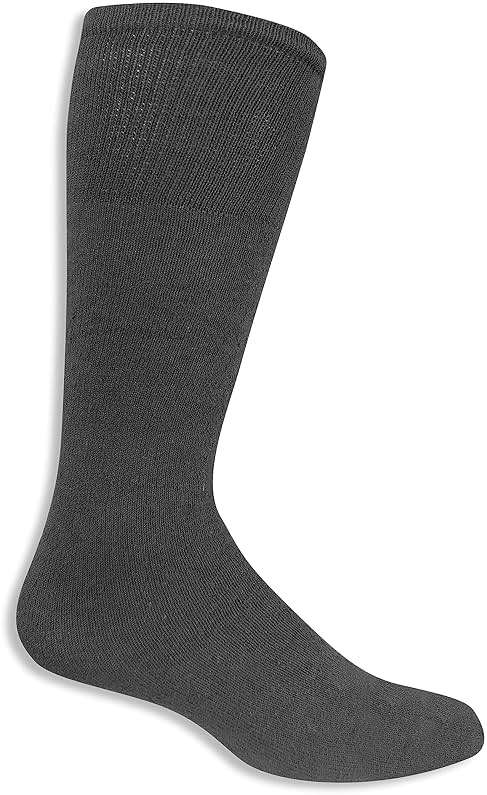 Fruit of the Loom Men’s Work Gear Cushioned Crew Socks 10 Pair - Image 2