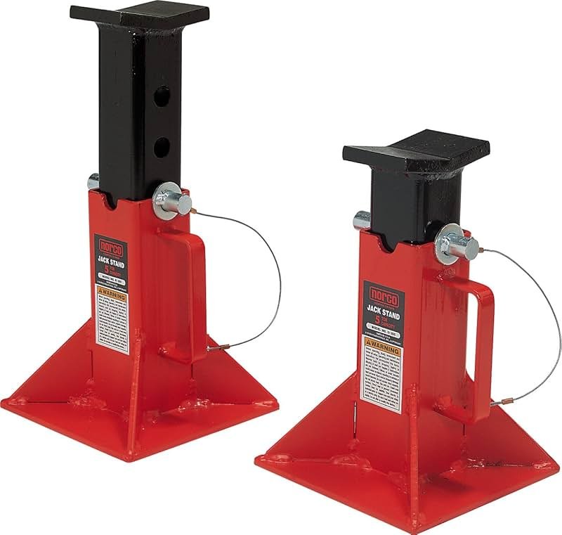 Norco Professional Lifting Equipment 81205i Low Profile 5 Ton Capacity Jack Stands (Imported) (Set of 2) - Product Image