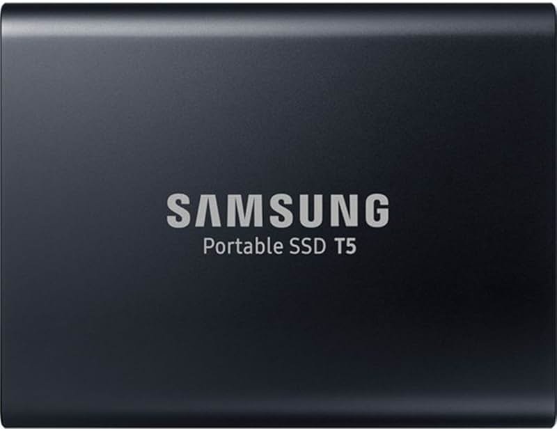SAMSUNG T5 Portable SSD 1TB - Up to 540MB/s - USB 3.1 External Solid State Drive, Black (MU-PA1T0B/AM) - Product Image