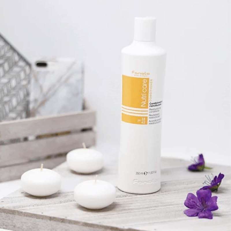 Fanola No Yellow Shampoo & Nutri Care Restructuring Deep Conditioner 11.8 oz / 2pk - Anti Brass Depositing Purple Shampoo Toner for Blonde & Damaged Hair - Image 7