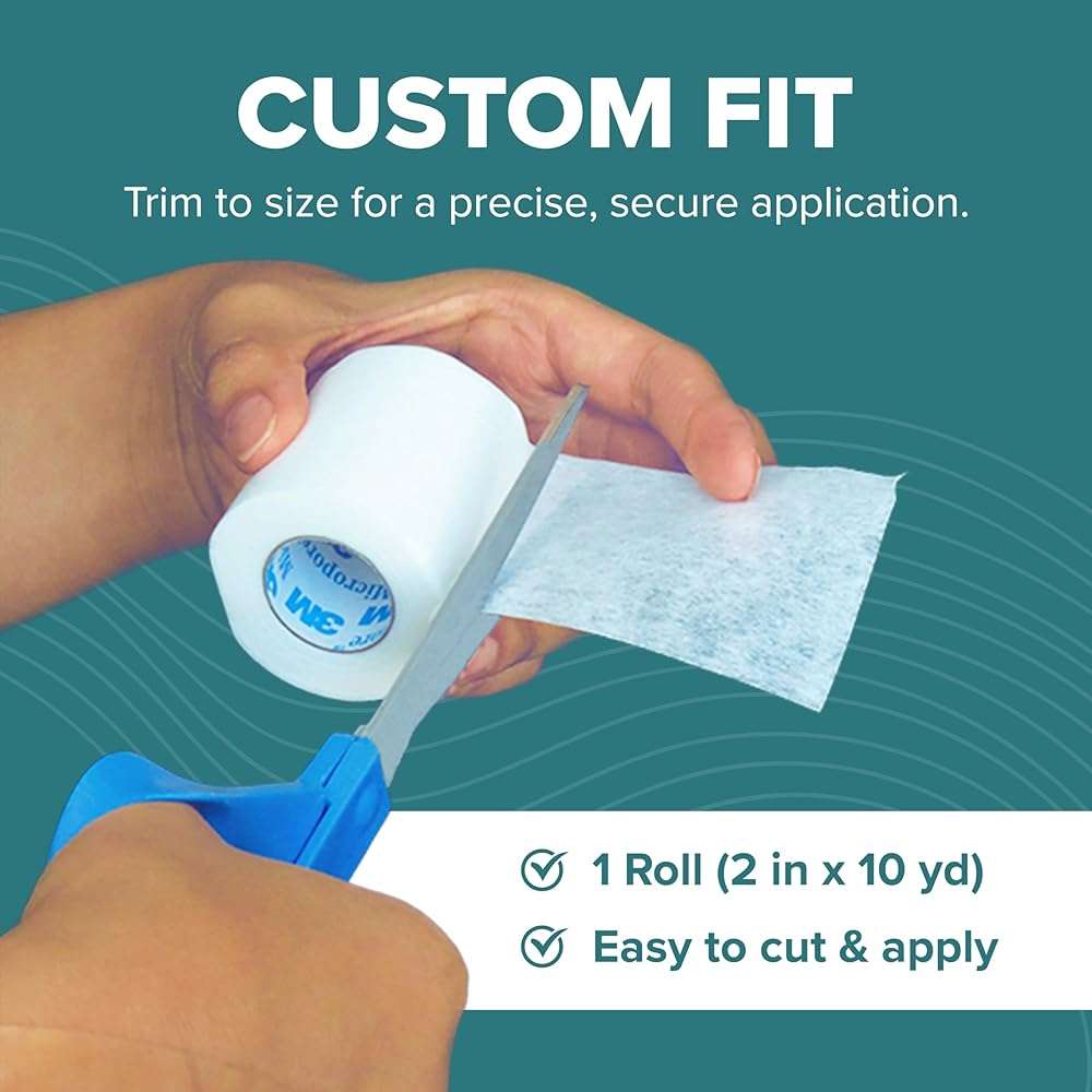 Epi-Tape Medical Tape – Professional-Grade, Skin-Friendly, Strong Adhesive Tape Breathable, Lightweight, Water-Resistant & Easy to Cut Bandage Tape – Secures Epi-Derm Sheets, Bandages & Dressings - Image 3