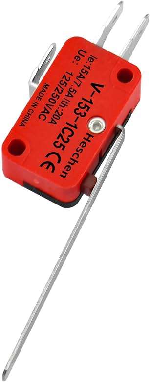 Heschen Micro Switch, V-153-1C25, SPDT, Long Hinge Lever, 20A 250VAC, 2 Pack - Image 7