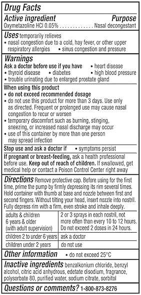 Vicks Sinex Severe Allergy & Sinus Nasal Spray, Original Ultra Fine Mist, Decongestant Relief from Nasal Congestion, Sinus Pressure Relief, 265 Sprays (2 Count) - Image 13